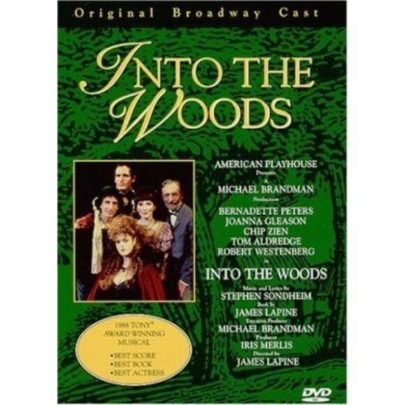Into the Woods DVD Brandman Bernadette Peters Sondheim Merlis - Picture 1 of 1